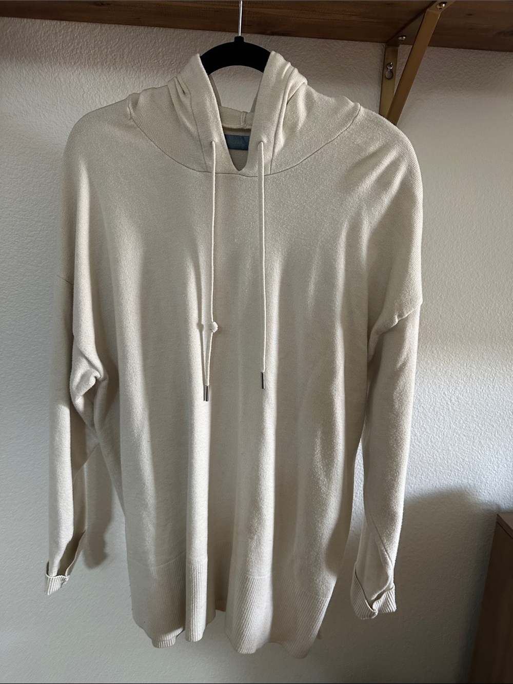 Tek Gear Women’s Cream Hooded Knit Tunic